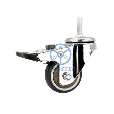 38mm Furniture Casters Small Silent Wheel Swivel Plate Coffee Machine Caster Wheels