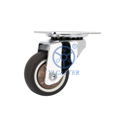 38mm Furniture Casters Small Silent Wheel Swivel Plate Coffee Machine Caster Wheels