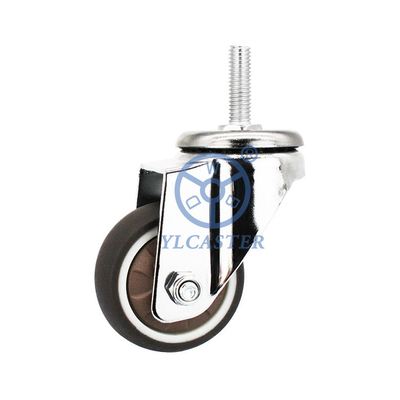 38mm Furniture Casters Small Silent Wheel Swivel Plate Coffee Machine Caster Wheels