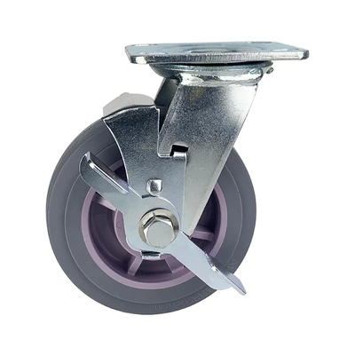 100mm Heavy Duty Casters With 837lbs Load Capacity For Industrial Machinery