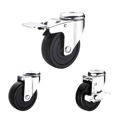 3 Inch 154lbs Capacity Medium Duty Casters With Delrin Bearing