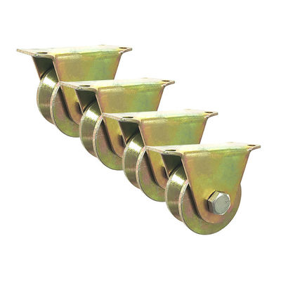 4" Industrial Steel Caster Wheels