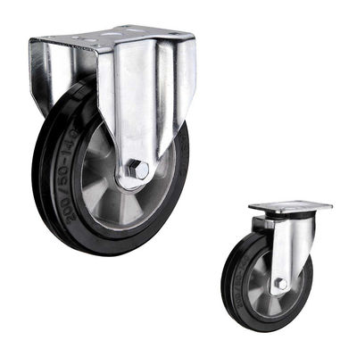 No Marking 350kg Loading 10 Inch Heavy Duty Caster Wheels With Aluminium Core