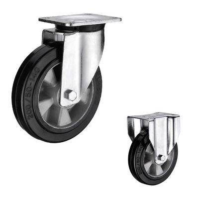 No Marking 350kg Loading 10 Inch Heavy Duty Caster Wheels With Aluminium Core