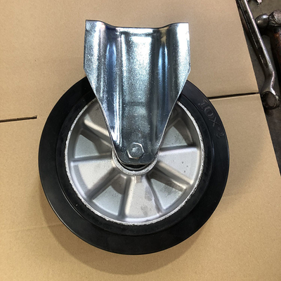 No Marking 350kg Loading 10 Inch Heavy Duty Caster Wheels With Aluminium Core