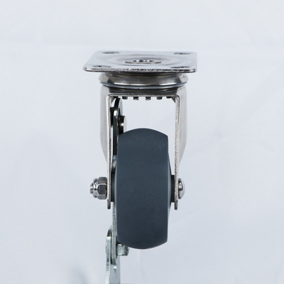 3 Inch 304 Stainless Steel Caster Wheels Flat Type Soft Wheel Waterproof casters Wholesales