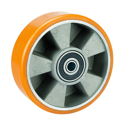 350KG容量ナイロンキャスター 65mmソリッドコアホイール 耐久性のある産業用キャスターホイール 機械・設備移動用