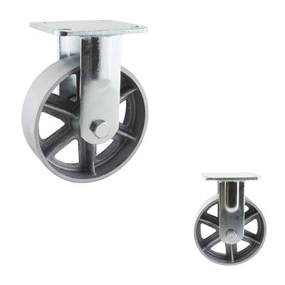 6x2 Inch Silver Wheel 280kg Load Capacity Heavy Duty Rigid Casters